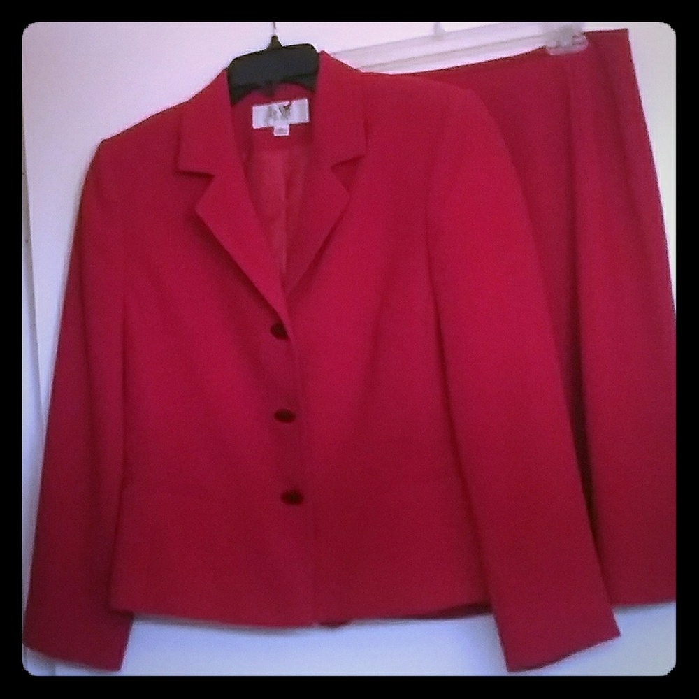 EUC Le Suit Red Suit